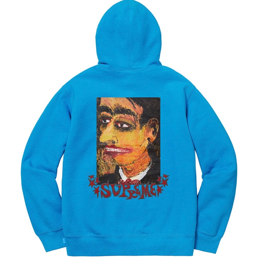 Supreme Mike Kelley Portrait Bright Royal Hoody